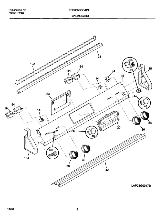 Diagram for FED355CCTF