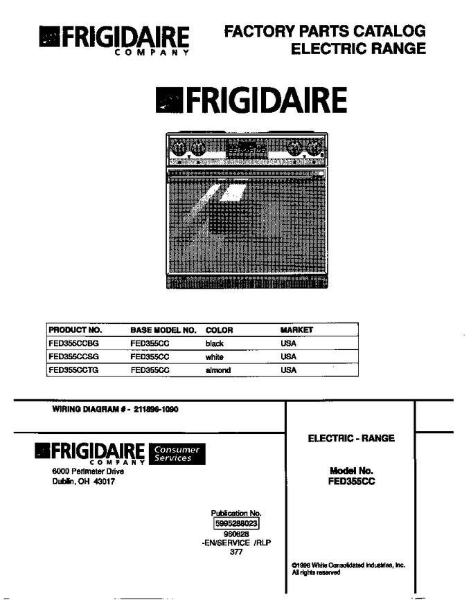 Diagram for FED355CCBG