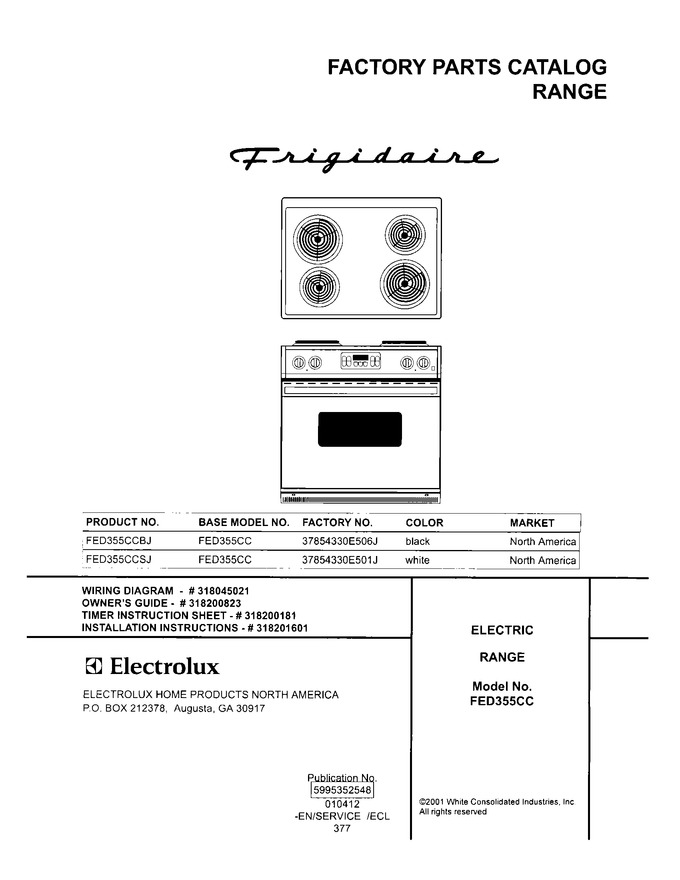 Diagram for FED355CCBJ