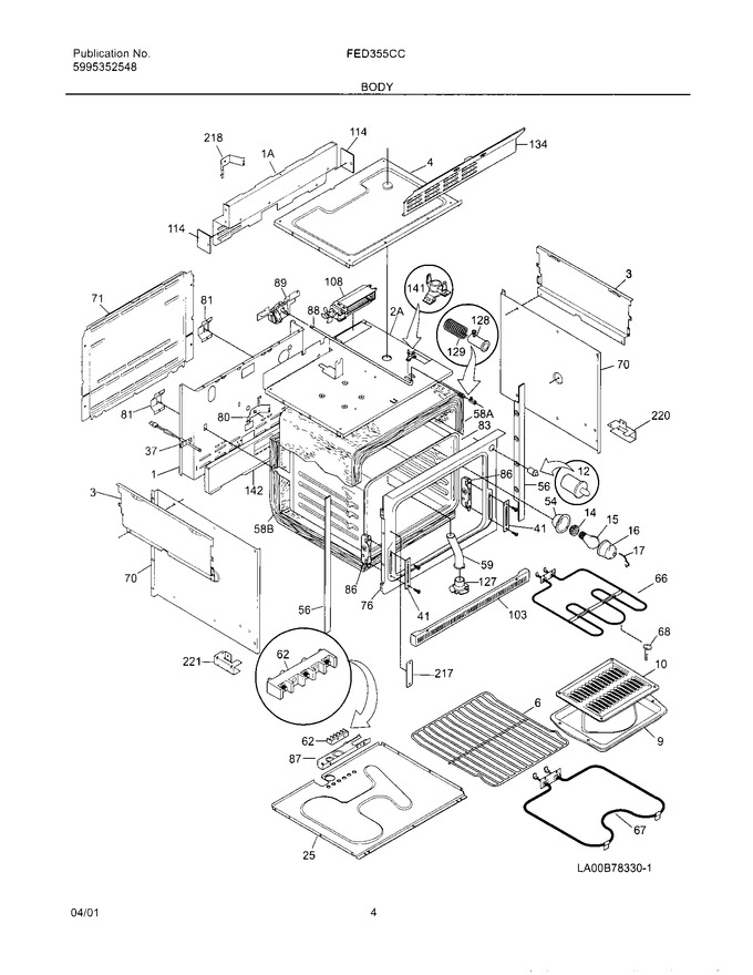 Diagram for FED355CCSJ