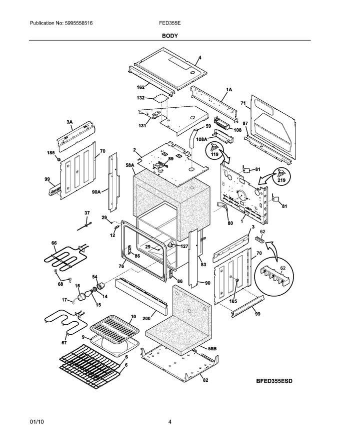 Diagram for FED355EBD