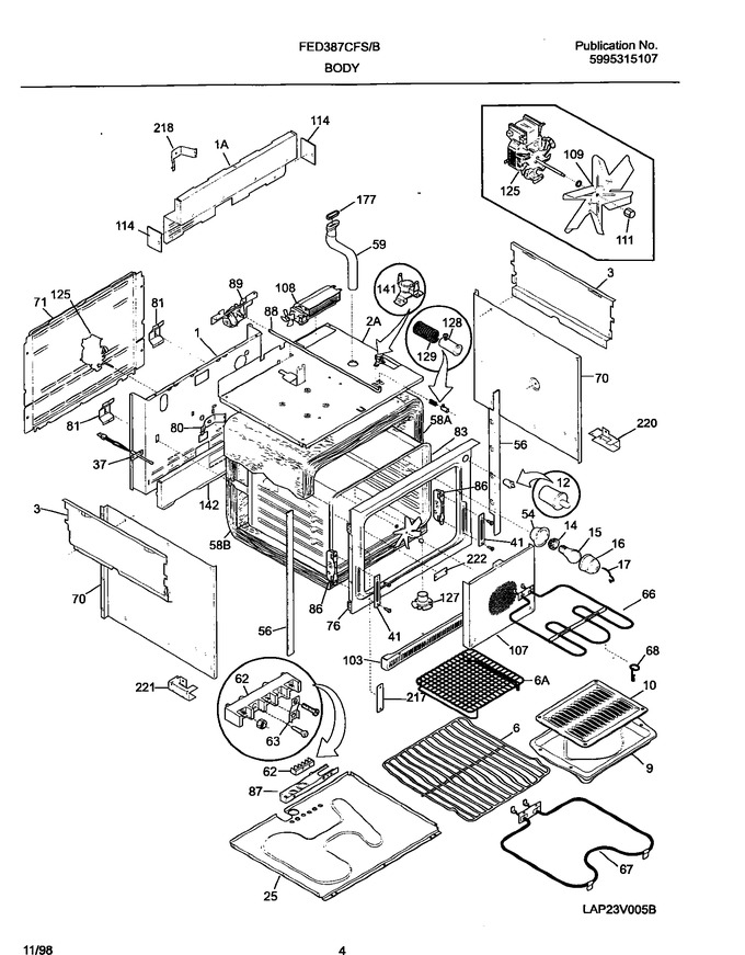 Diagram for FED387CFSD