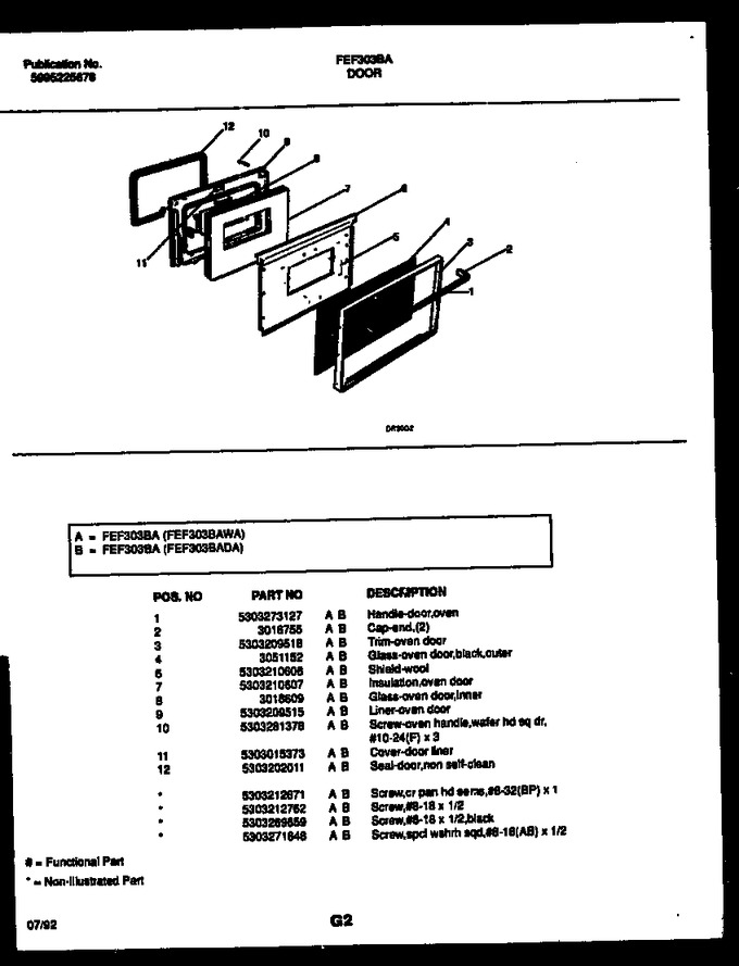 Diagram for FEF303BAWA