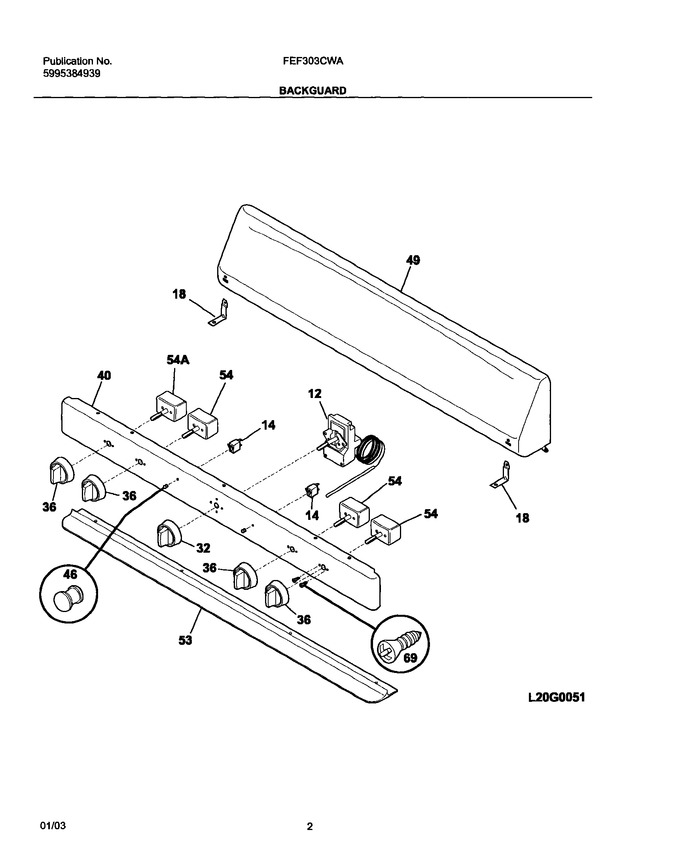 Diagram for FEF303CWA