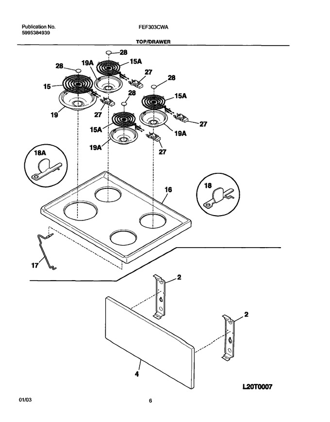 Diagram for FEF303CWA