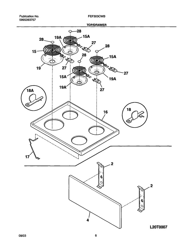 Diagram for FEF303CWB