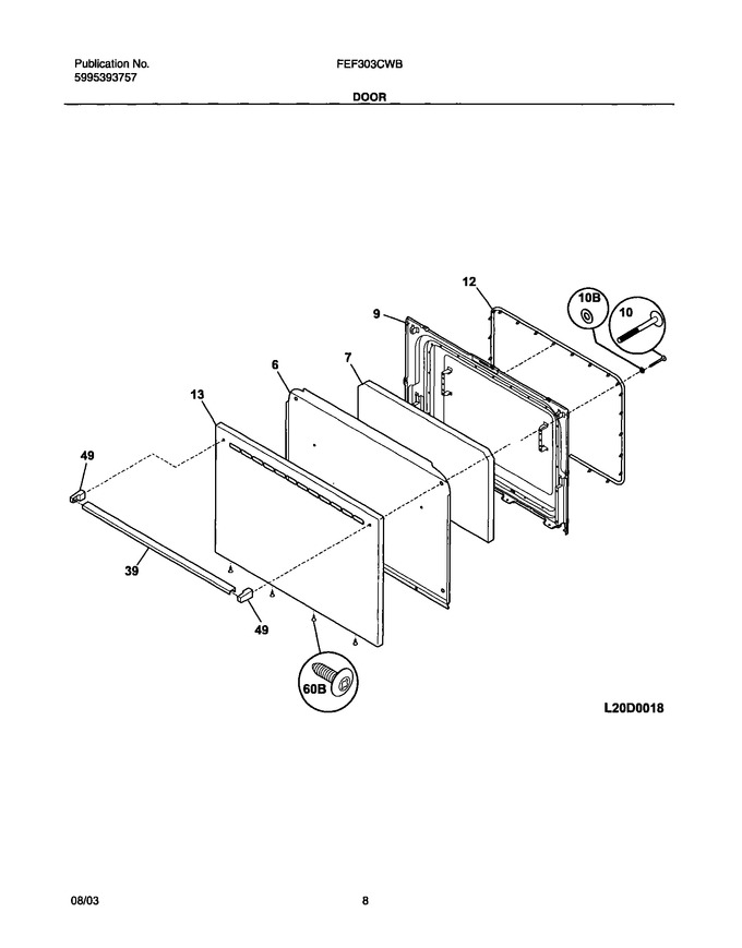 Diagram for FEF303CWB