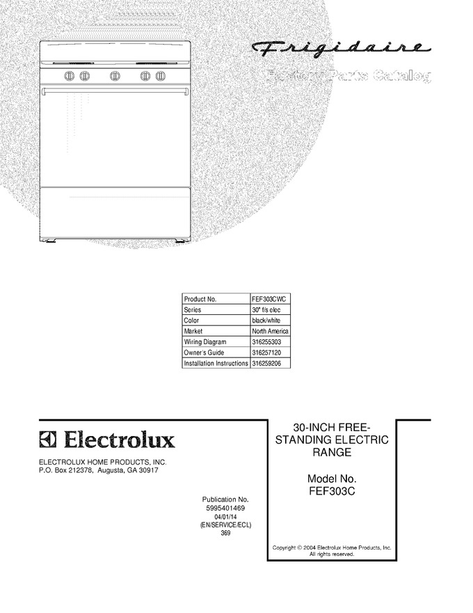 Diagram for FEF303CWC