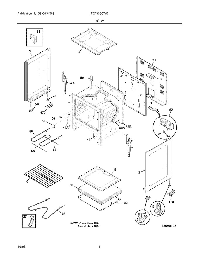 Diagram for FEF303CWE