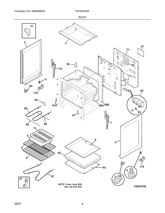 Diagram for FEF303CWF