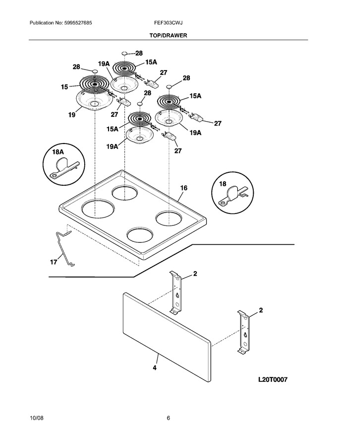 Diagram for FEF303CWJ