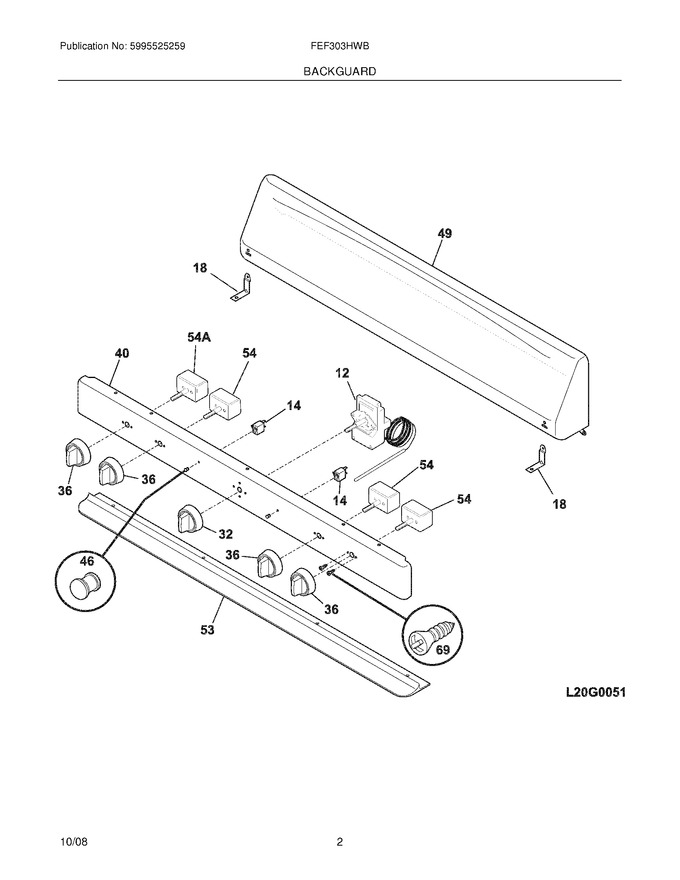 Diagram for FEF303HWB