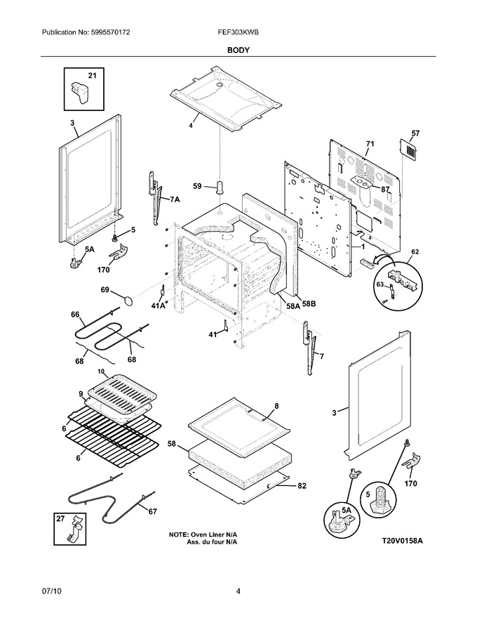 Diagram for FEF303KWB