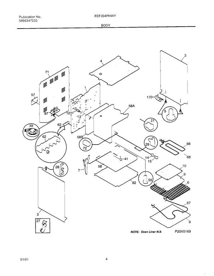 Diagram for FEF304PHWY