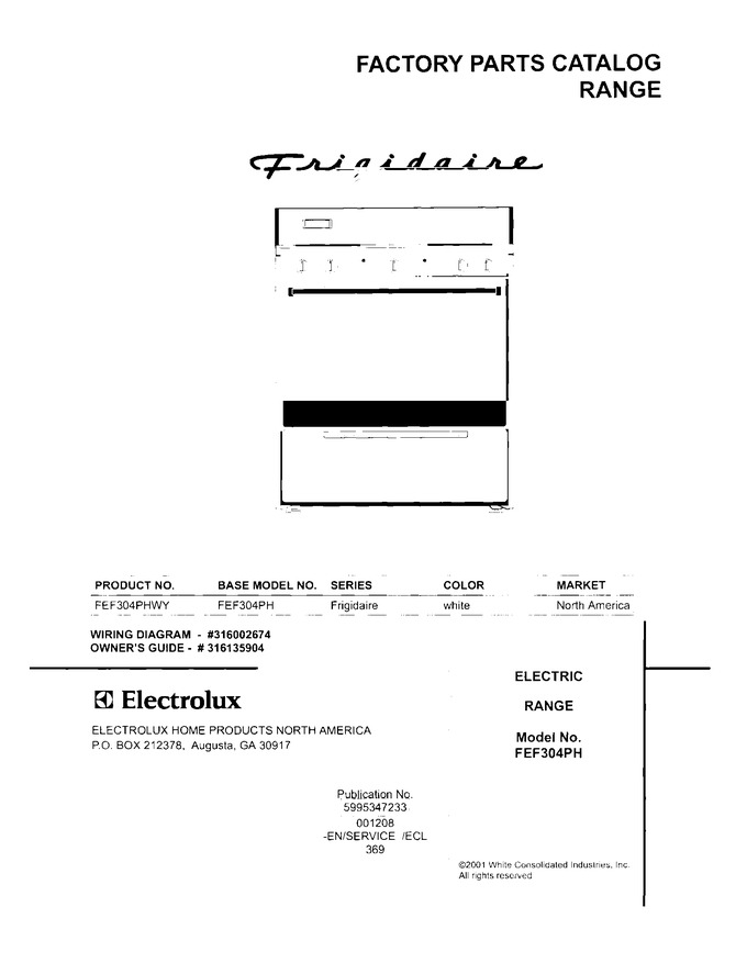Diagram for FEF304PHWY