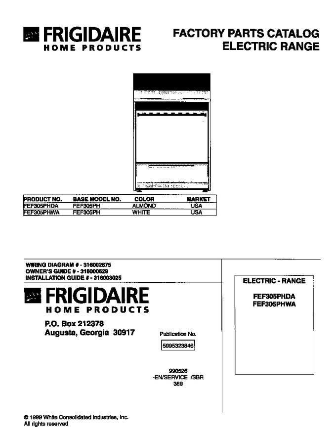 Diagram for FEF305PHWA