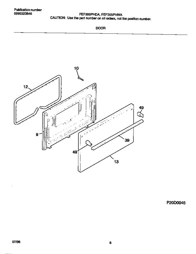 Diagram for FEF305PHWA