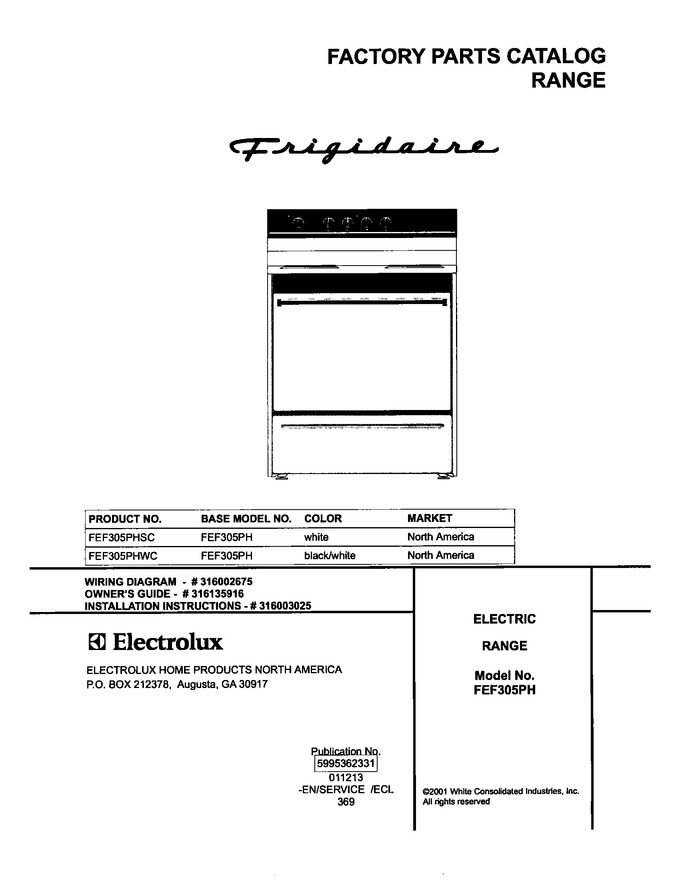 Diagram for FEF305PHSC