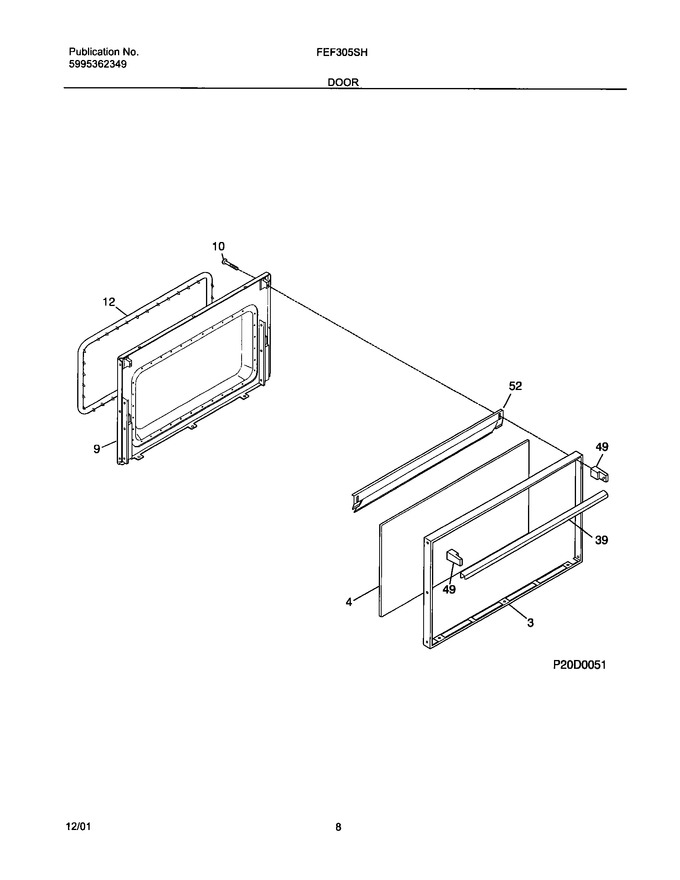 Diagram for FEF305SHWC