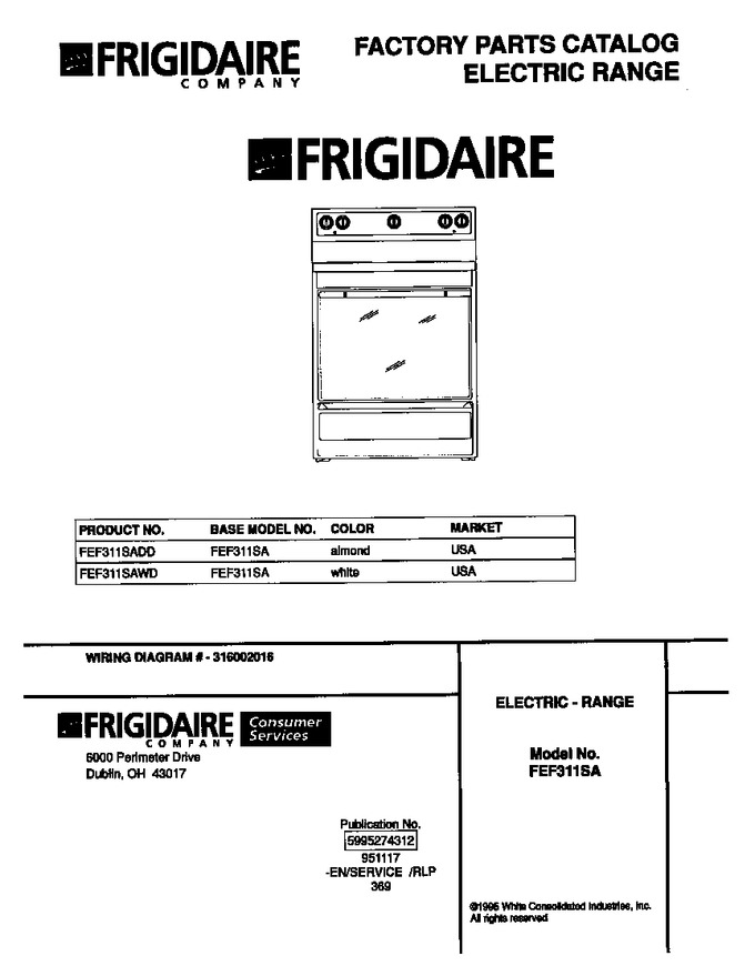 Diagram for FEF311SAWD