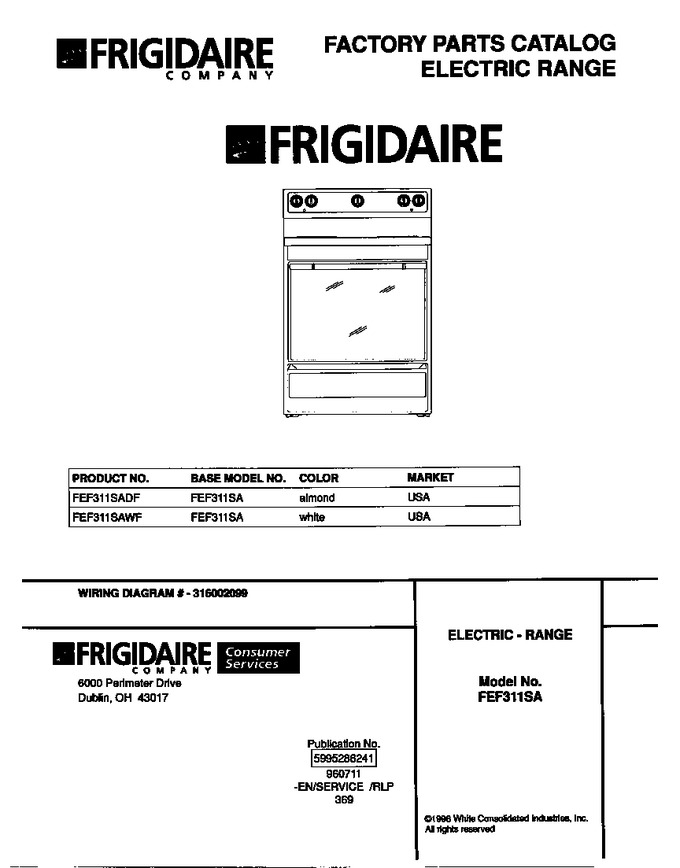 Diagram for FEF311SAWF