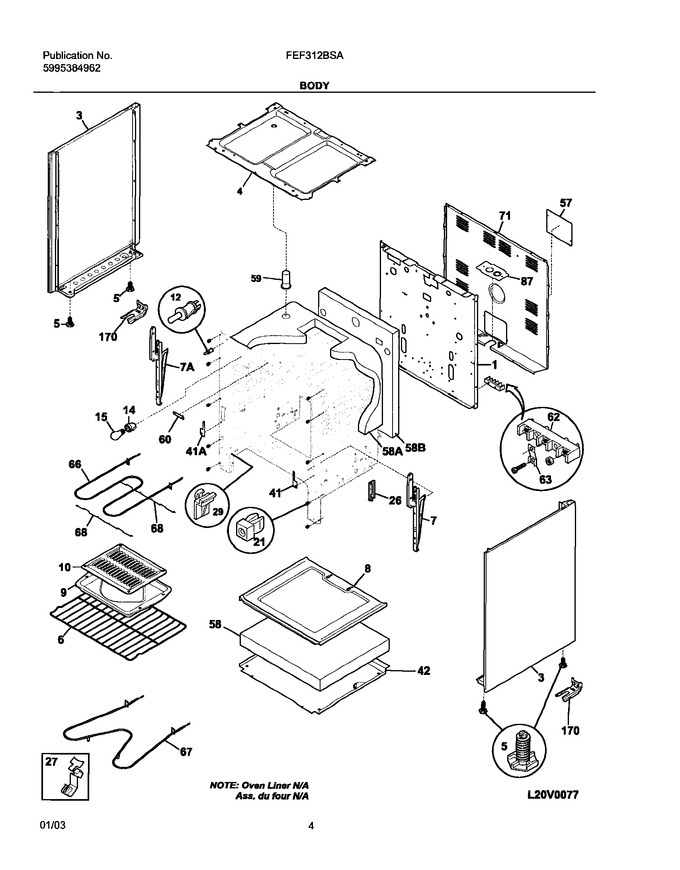 Diagram for FEF312BSA