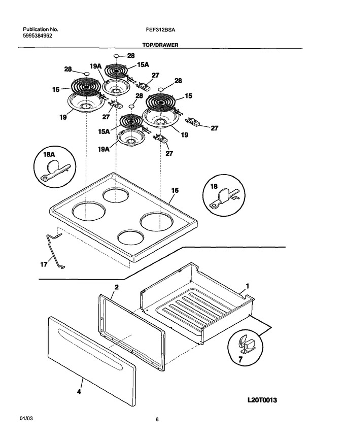 Diagram for FEF312BSA