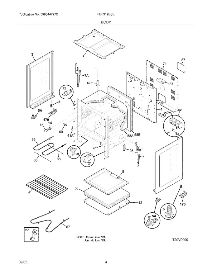Diagram for FEF312BSE