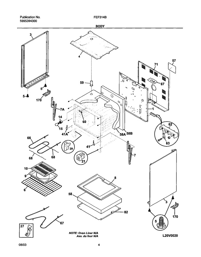 Diagram for FEF314BWB