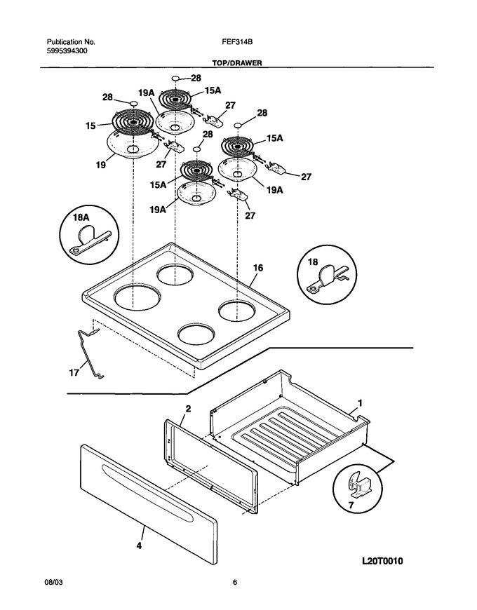 Diagram for FEF314BUB