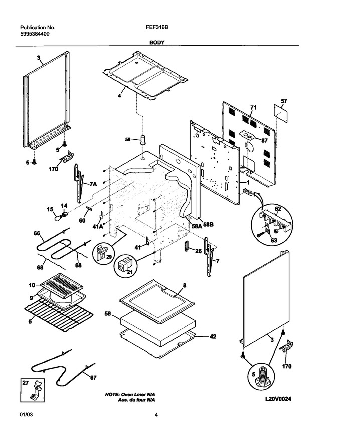 Diagram for FEF316BSA