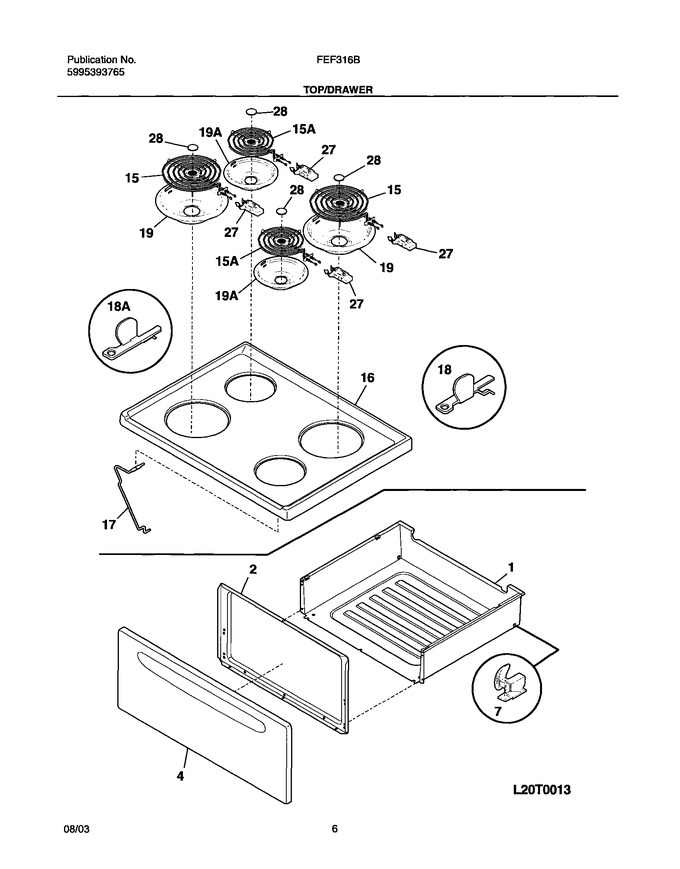 Diagram for FEF316BSB