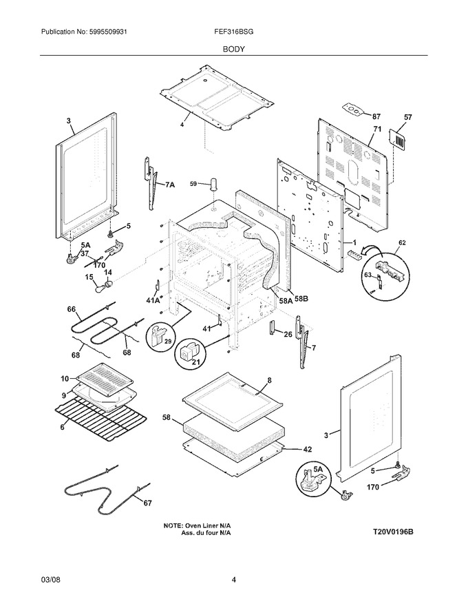 Diagram for FEF316BSG