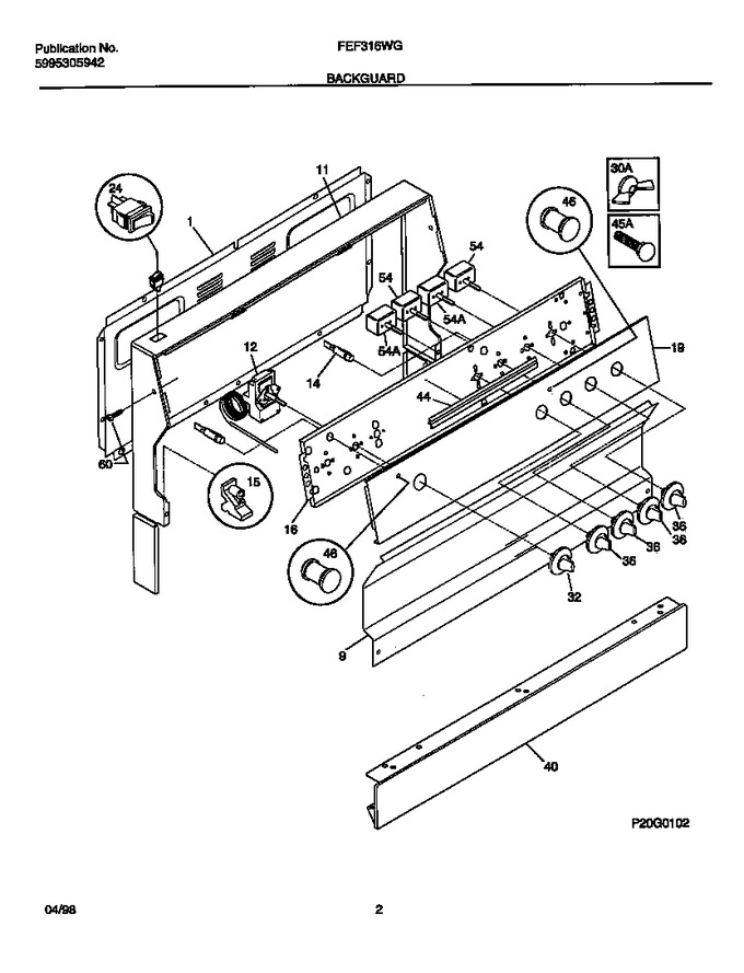 Diagram for FEF316WGTA