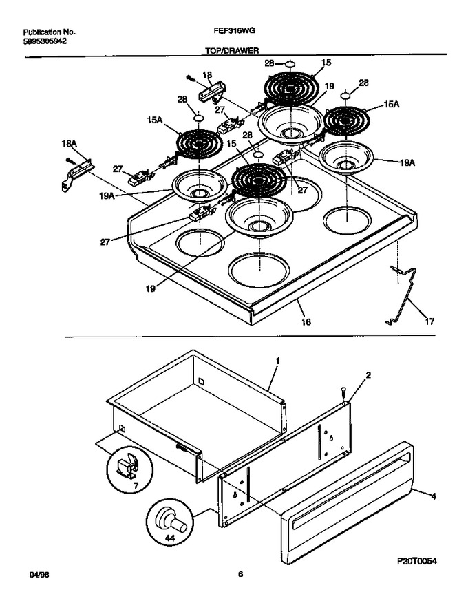 Diagram for FEF316WGTA