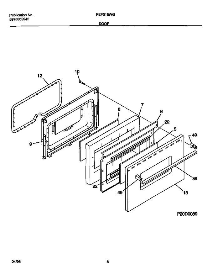 Diagram for FEF316WGSA