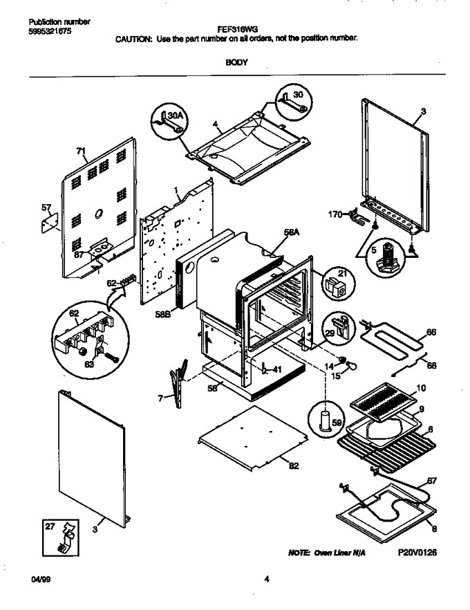 Diagram for FEF316WGTD