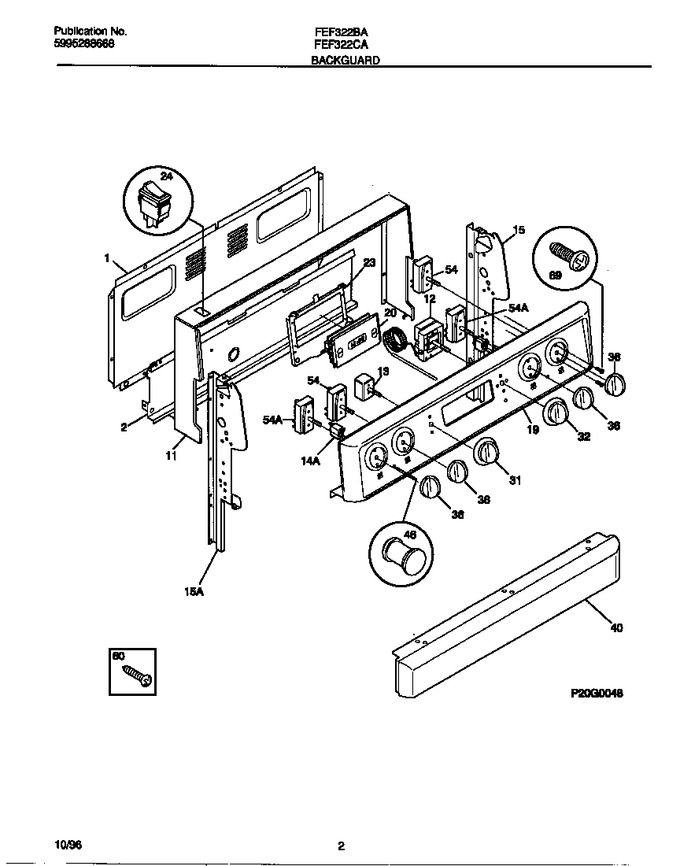 Diagram for FEF322CASH