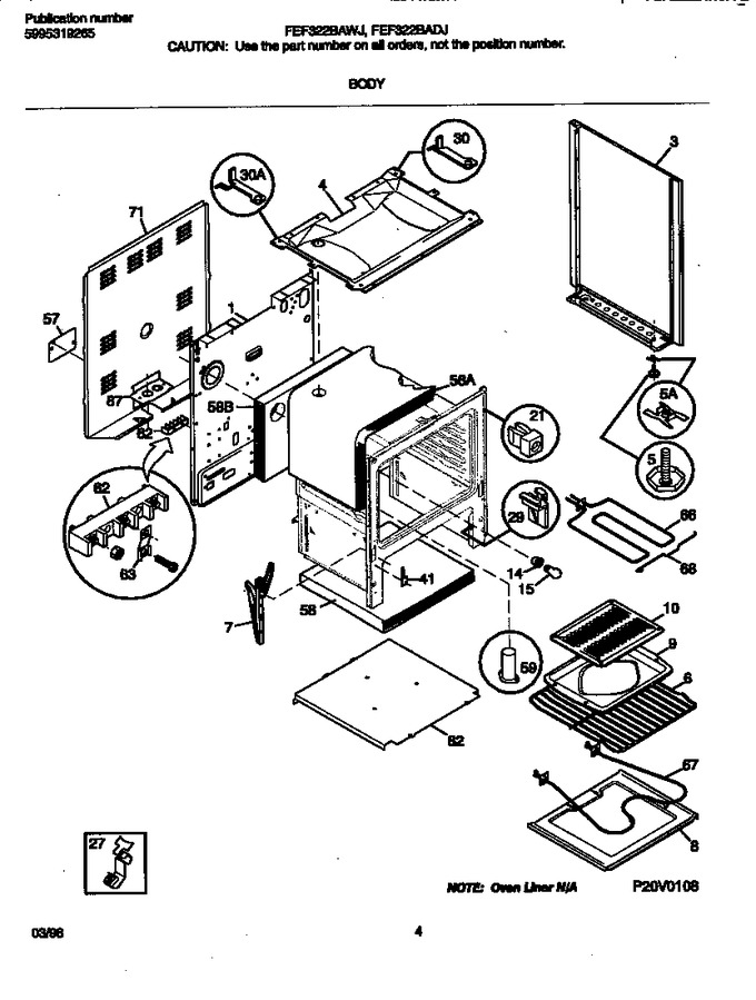 Diagram for FEF322BADJ