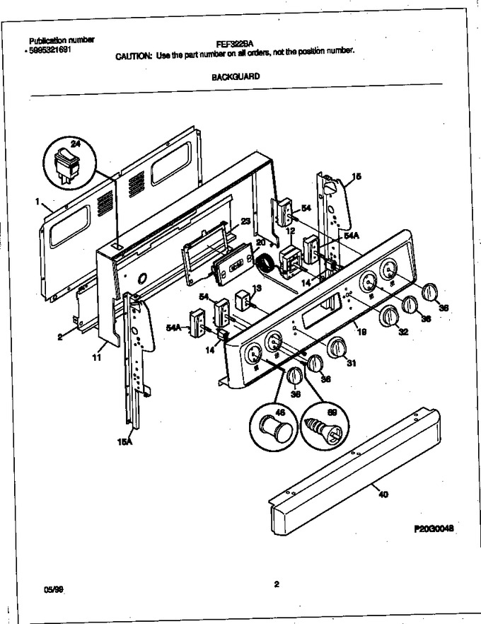 Diagram for FEF322BADM