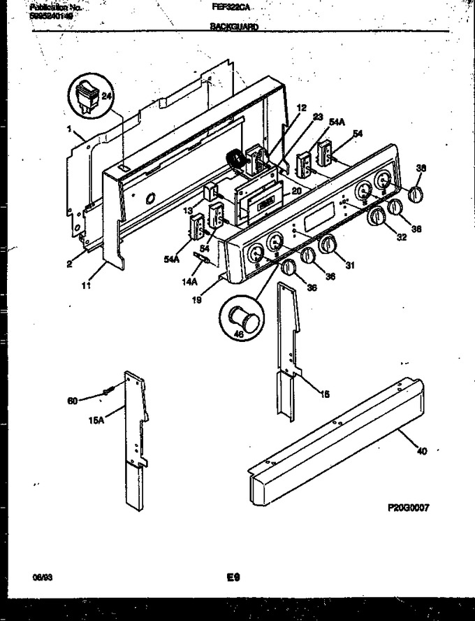 Diagram for FEF322CASA