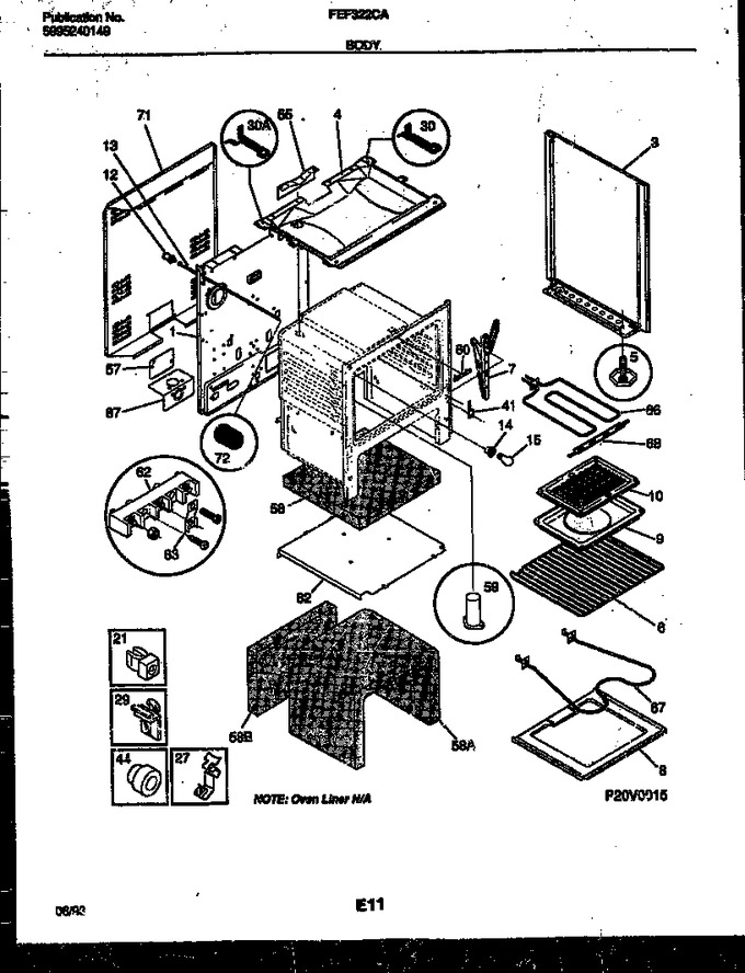 Diagram for FEF322CASA