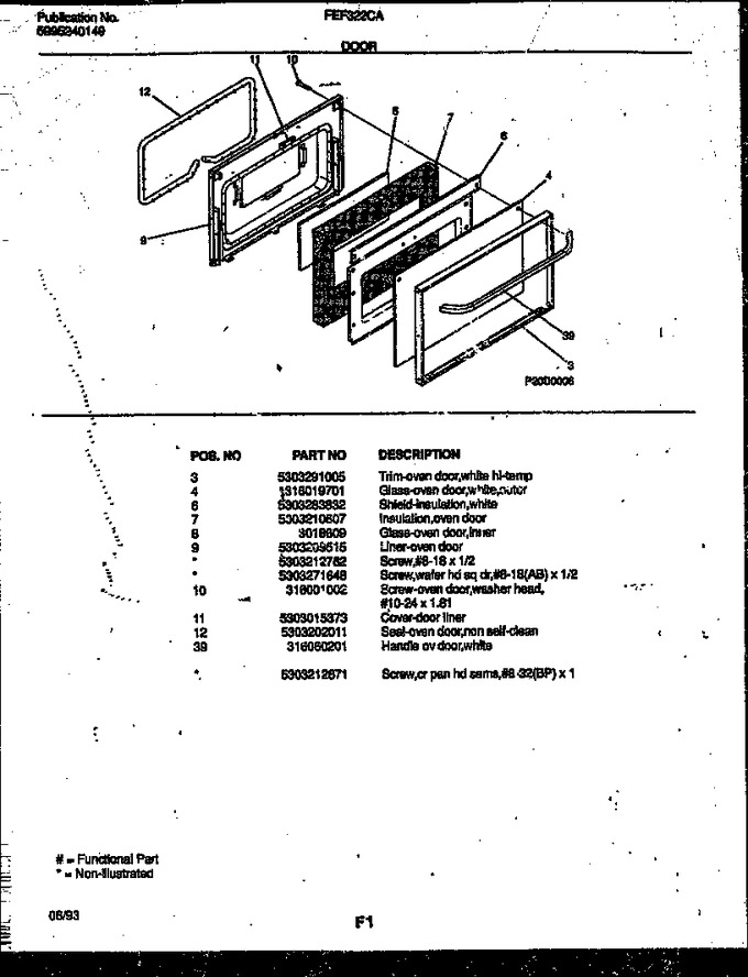 Diagram for FEF322CASA