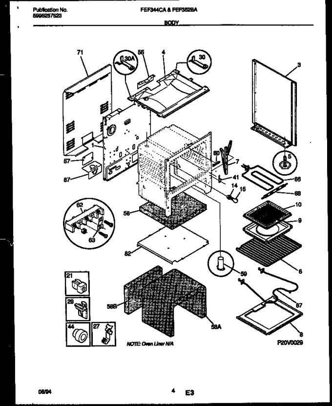 Diagram for FEF342BAWB