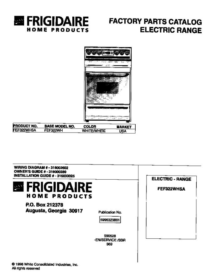 Diagram for FEF322WHSA