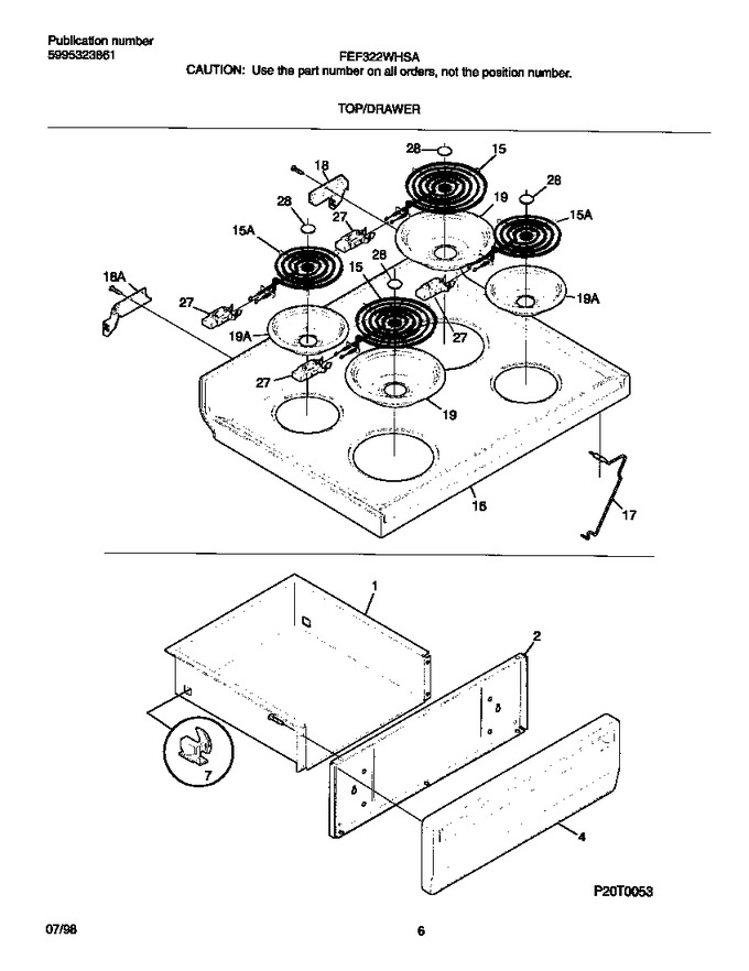Diagram for FEF322WHSA