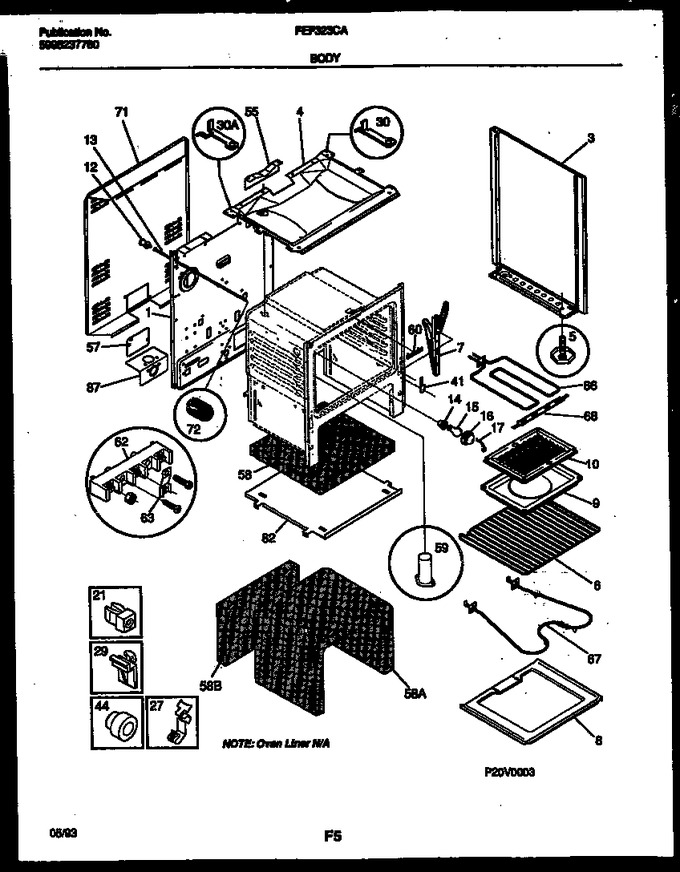 Diagram for FEF323CASA