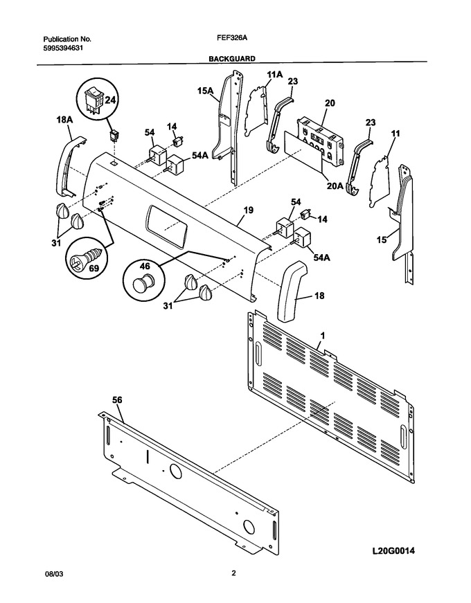 Diagram for FEF326AWF