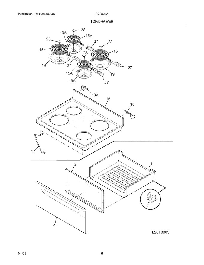 Diagram for FEF326AUJ