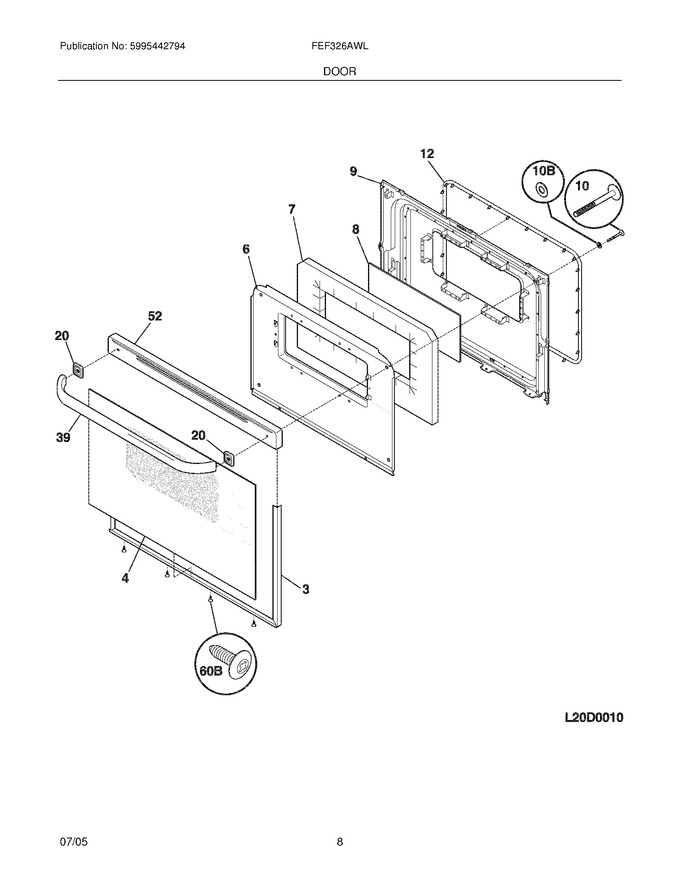 Diagram for FEF326AWL